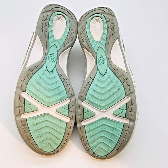 Easy Spirit Explore 24 SeeSplash Women's 10WW Tan/Mint Leather Slingback Sandal - Picture 8 of 11